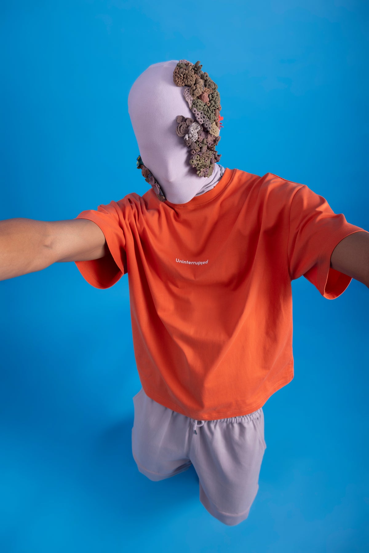 Uninterrupted Tee- Coral Orange