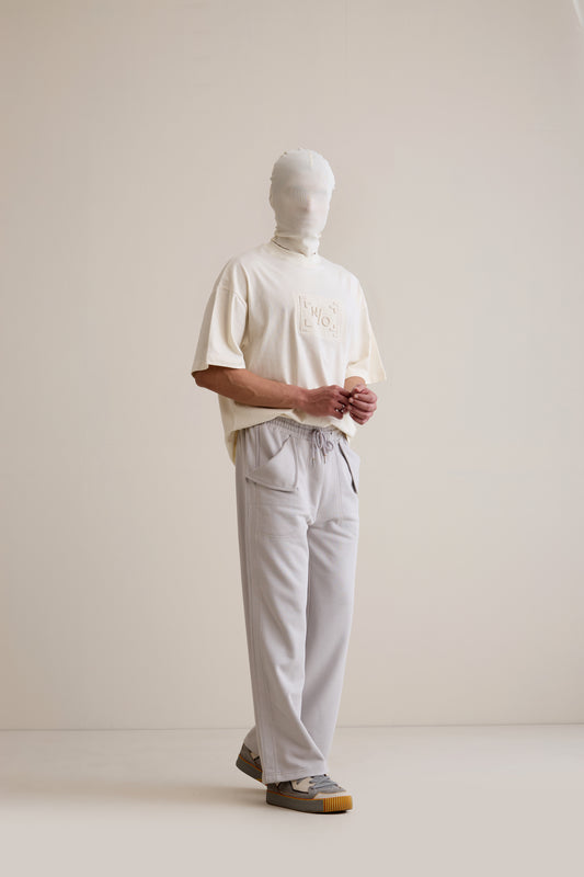 Fold pocket sweatpants Dove Grey