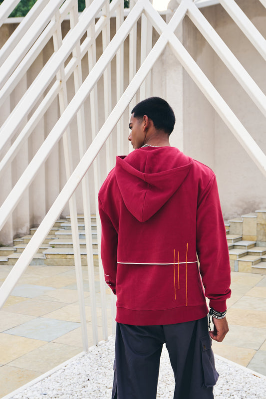 Just Be You Hoodie - Rio Red