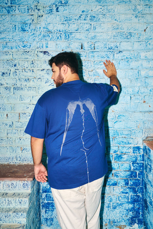 Rapture Bird T shirt - Deep Estate Blue