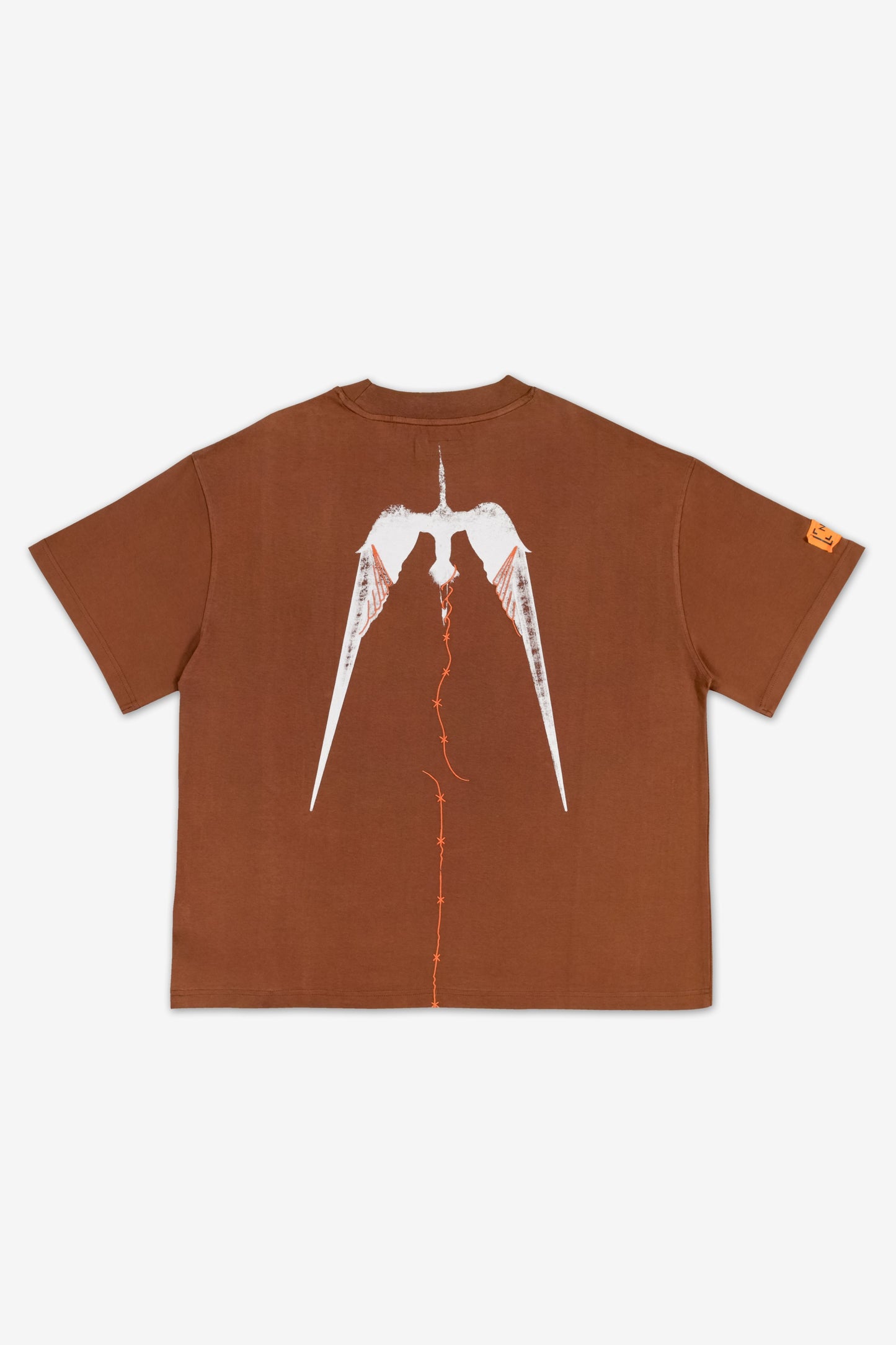 Rapture Bird T shirt - Rich Bison Brown