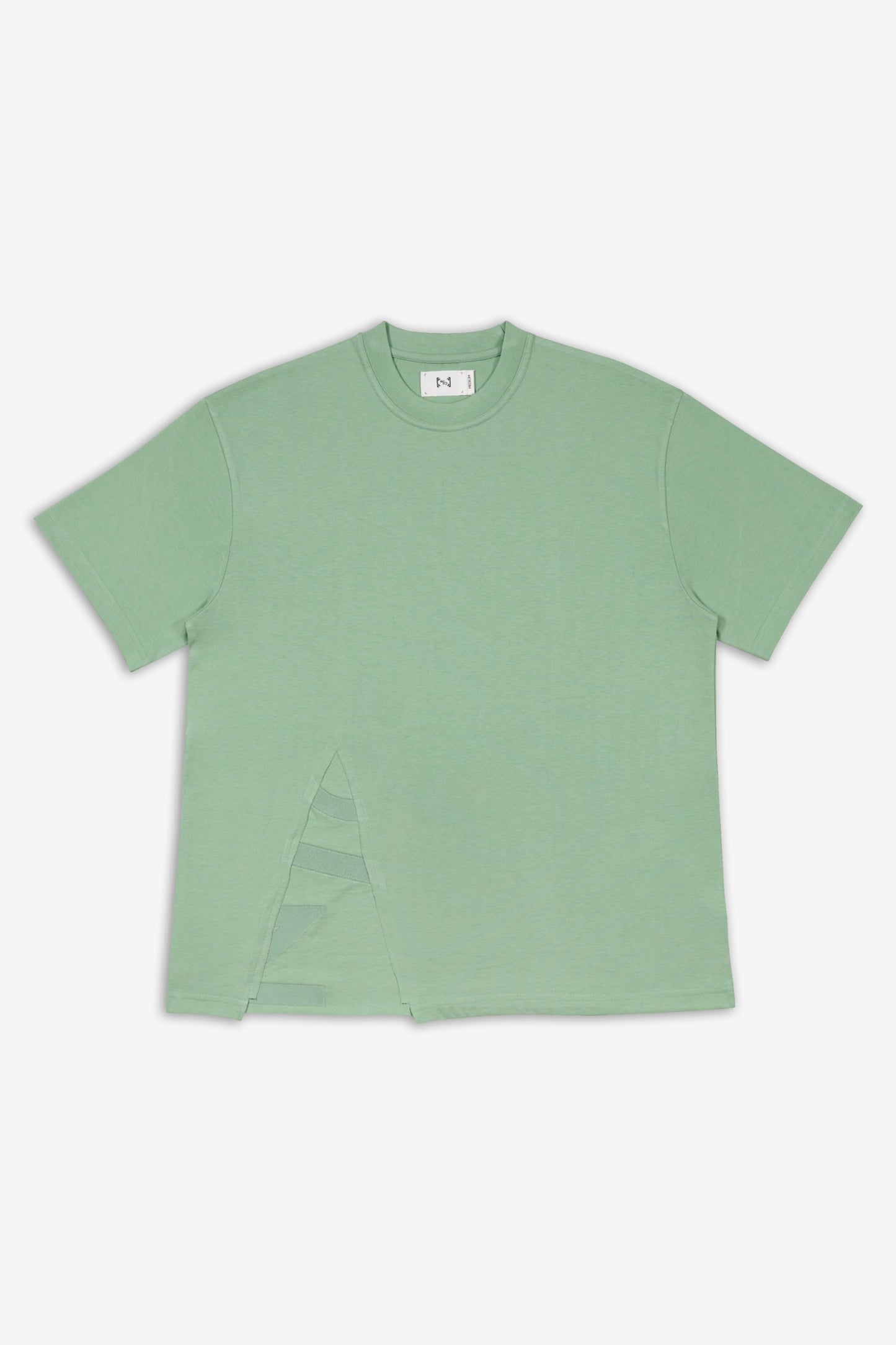Triangle cut T shirt - Quiet Green