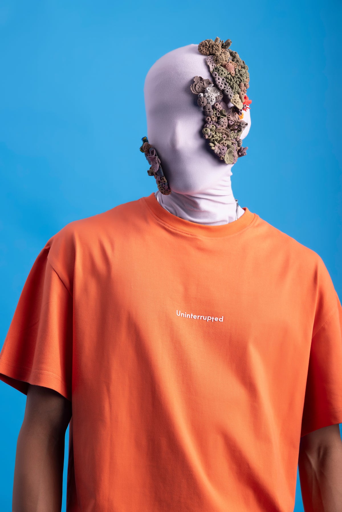 Uninterrupted Tee- Coral Orange