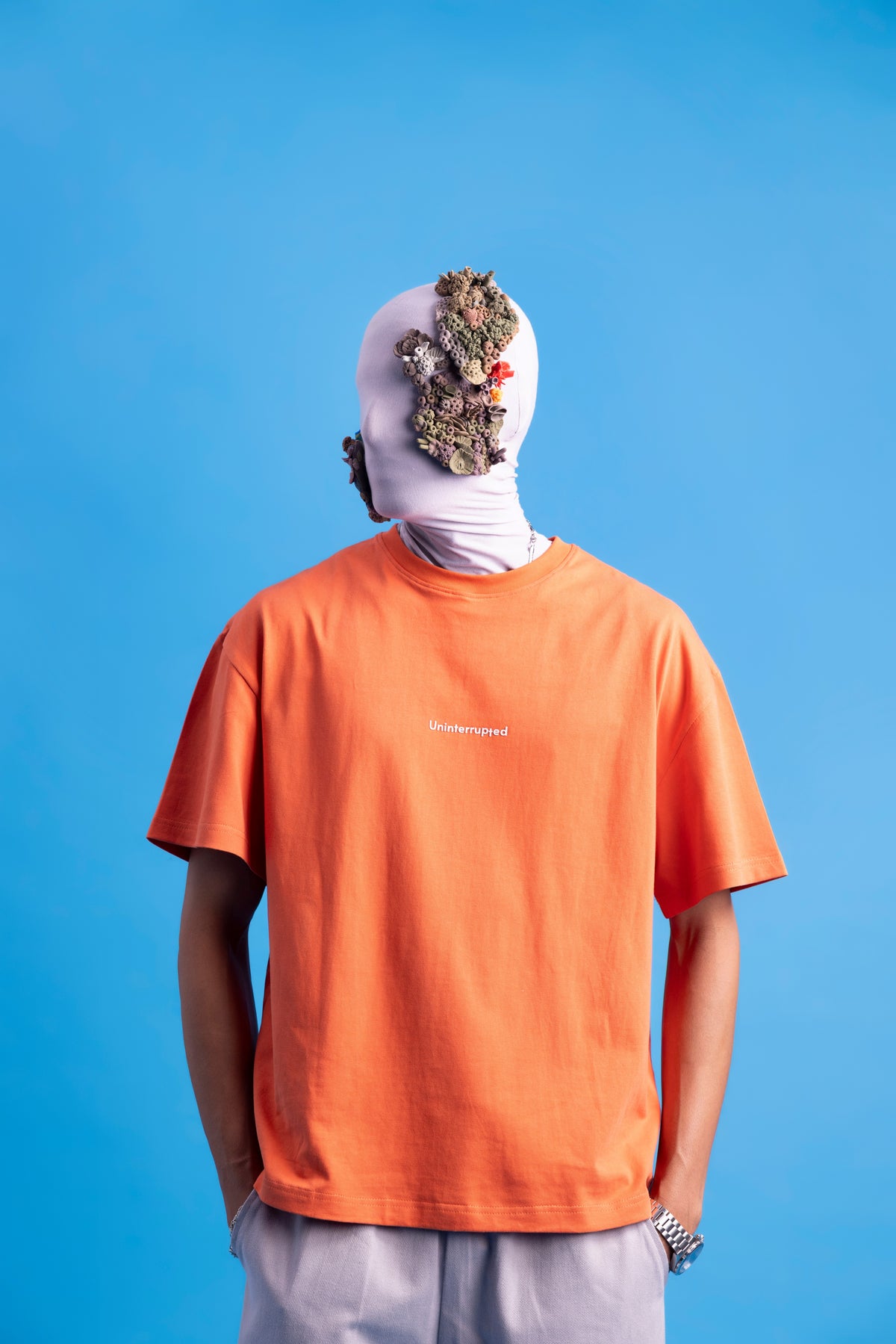 Uninterrupted Tee- Coral Orange