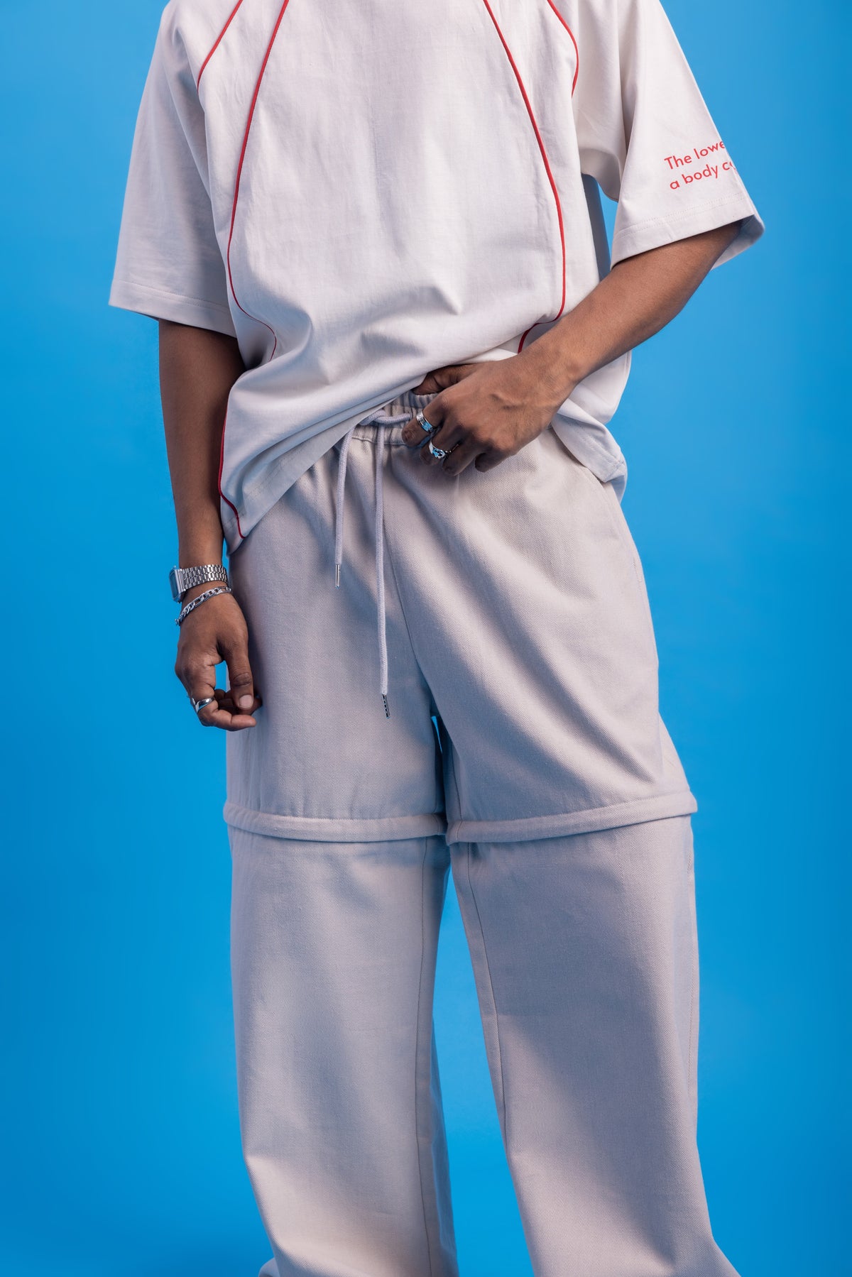 Convertible Jogger-  Bleached sand