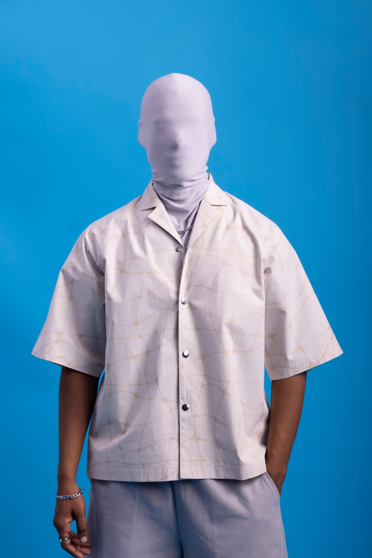 Fishing Net Shirt- Bleached sand