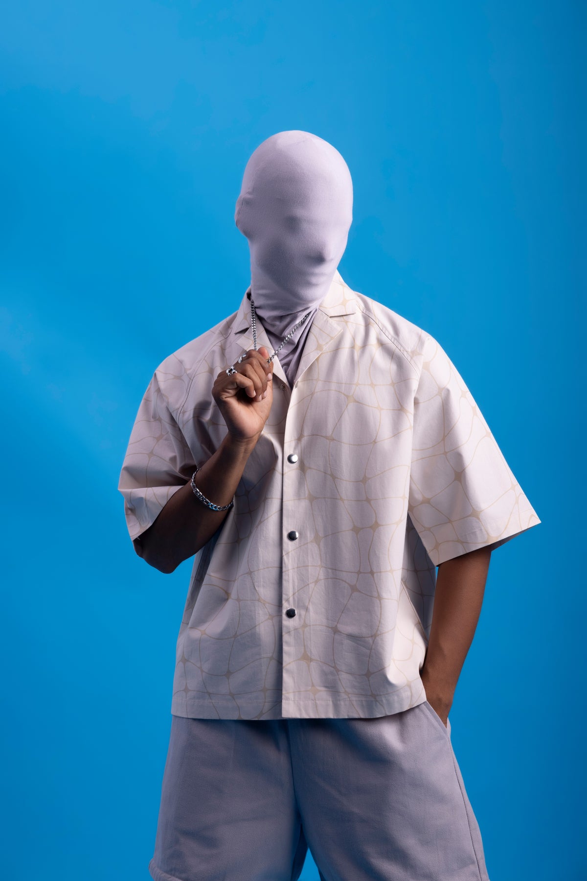 Fishing Net Shirt- Bleached sand