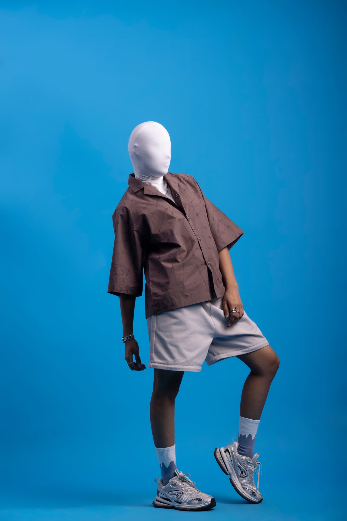Fishing Net Shirt- Deep umber