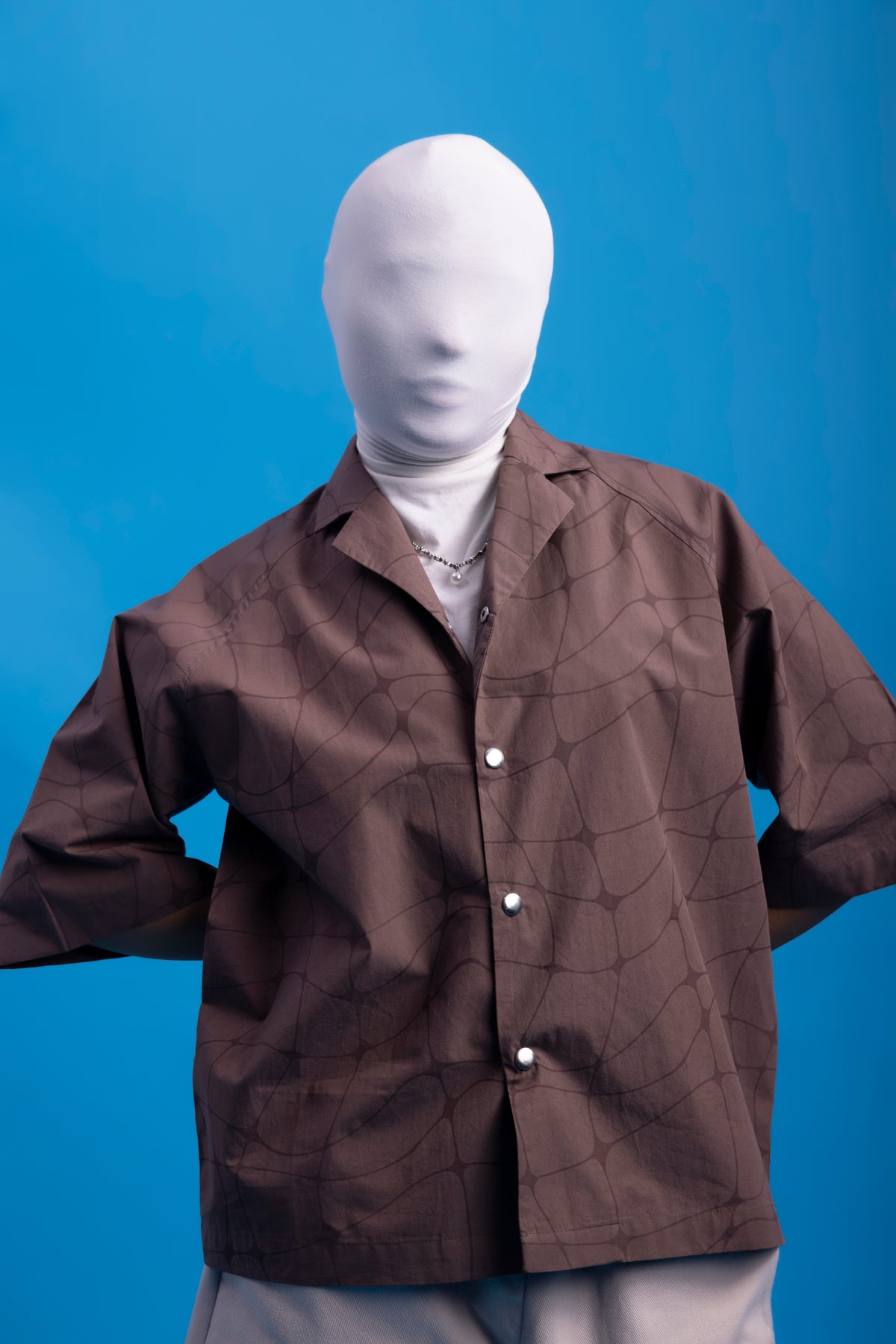 Fishing Net Shirt- Deep umber
