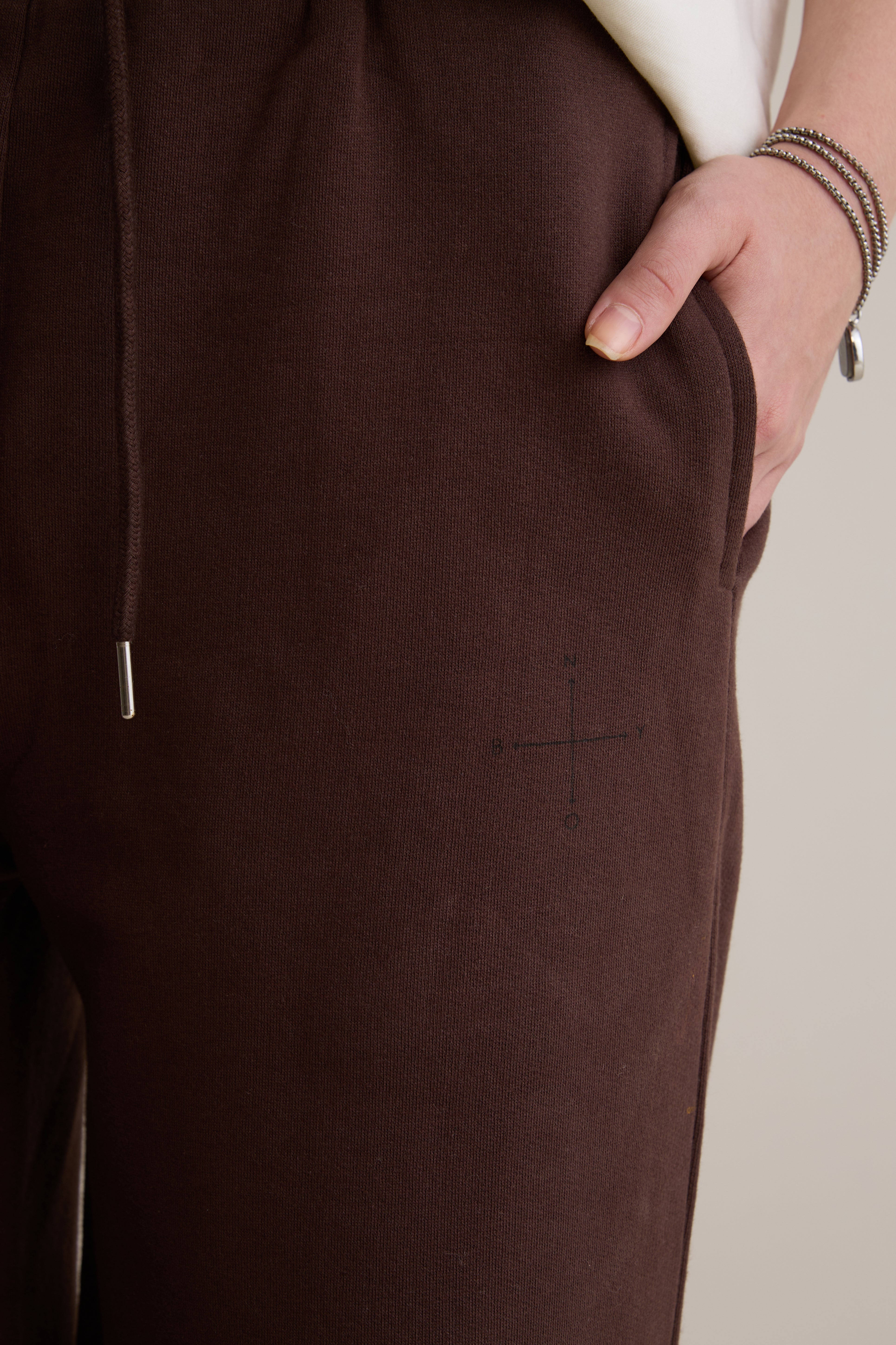 Barrel sweatpants Mud Brown thumbnail 2