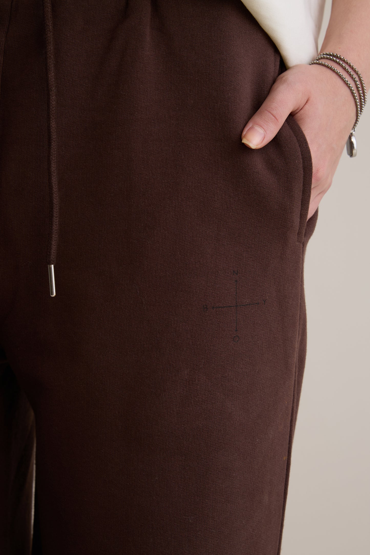 Barrel sweatpants Mud Brown