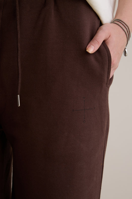 Barrel sweatpants Mud Brown