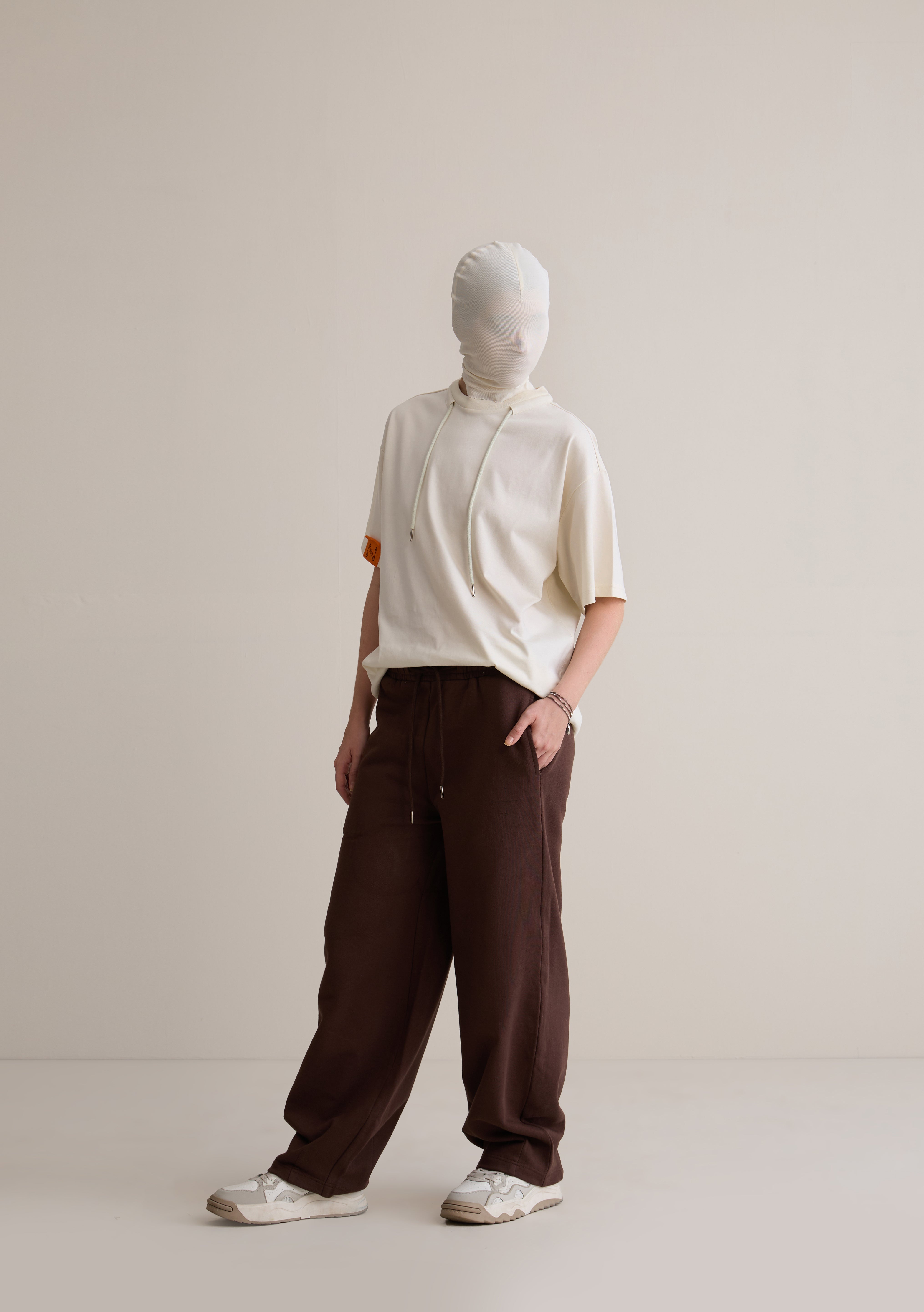 Barrel sweatpants Mud Brown thumbnail 3