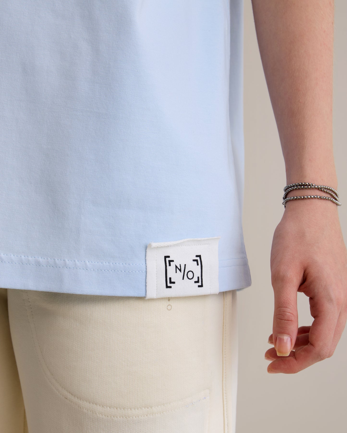 Imprint T-shirt Blue Finch