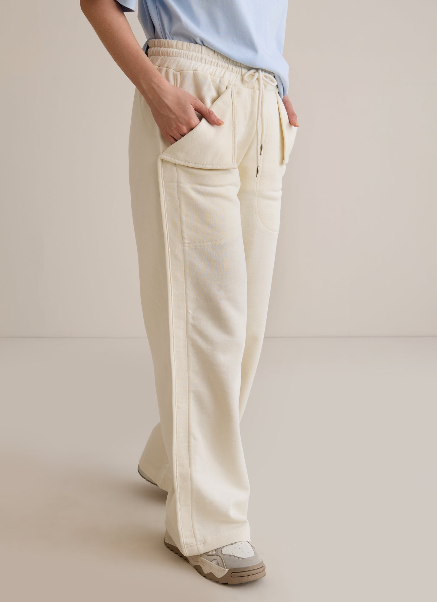 Fold pocket sweatpants