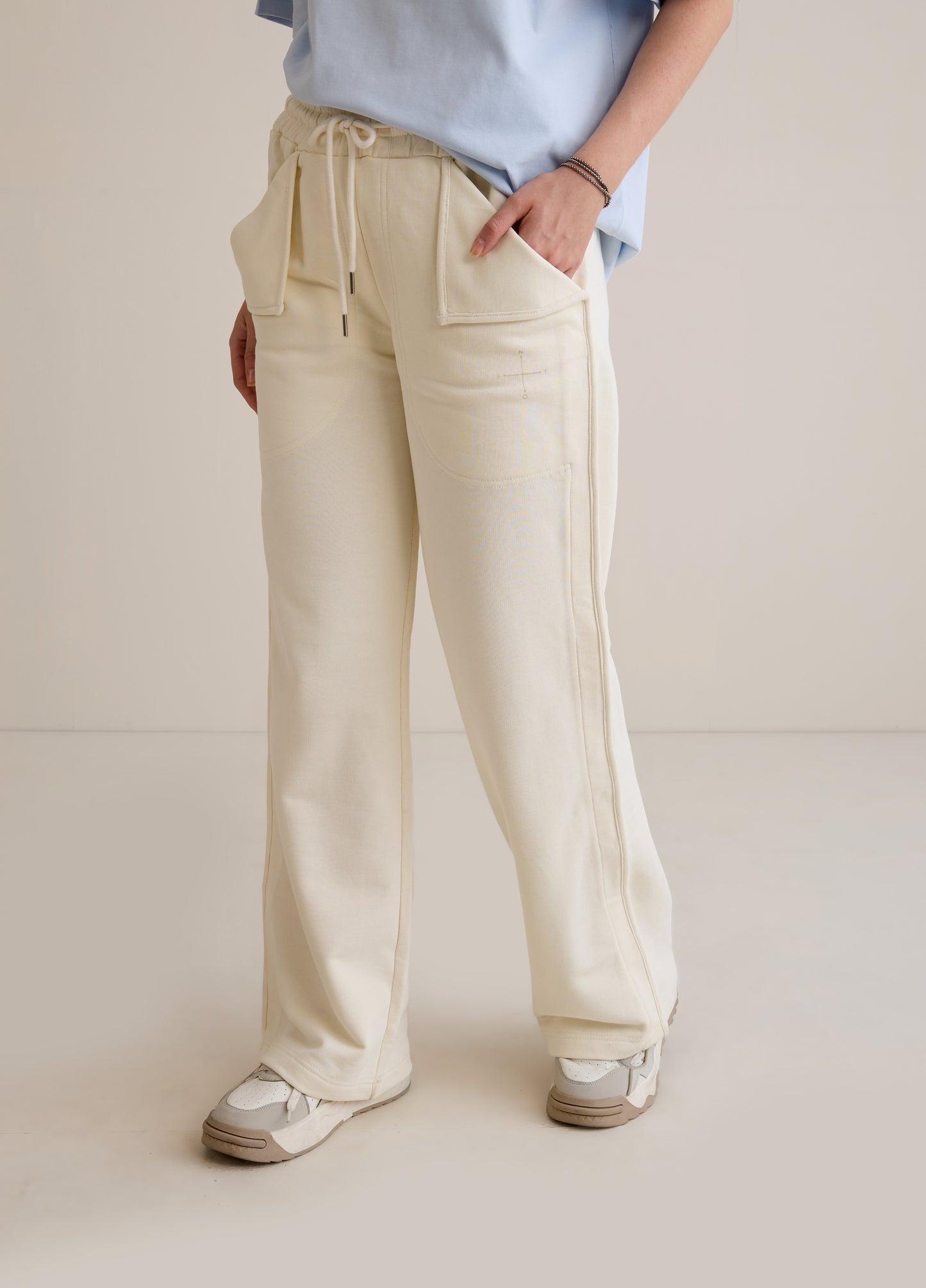Fold pocket sweatpants