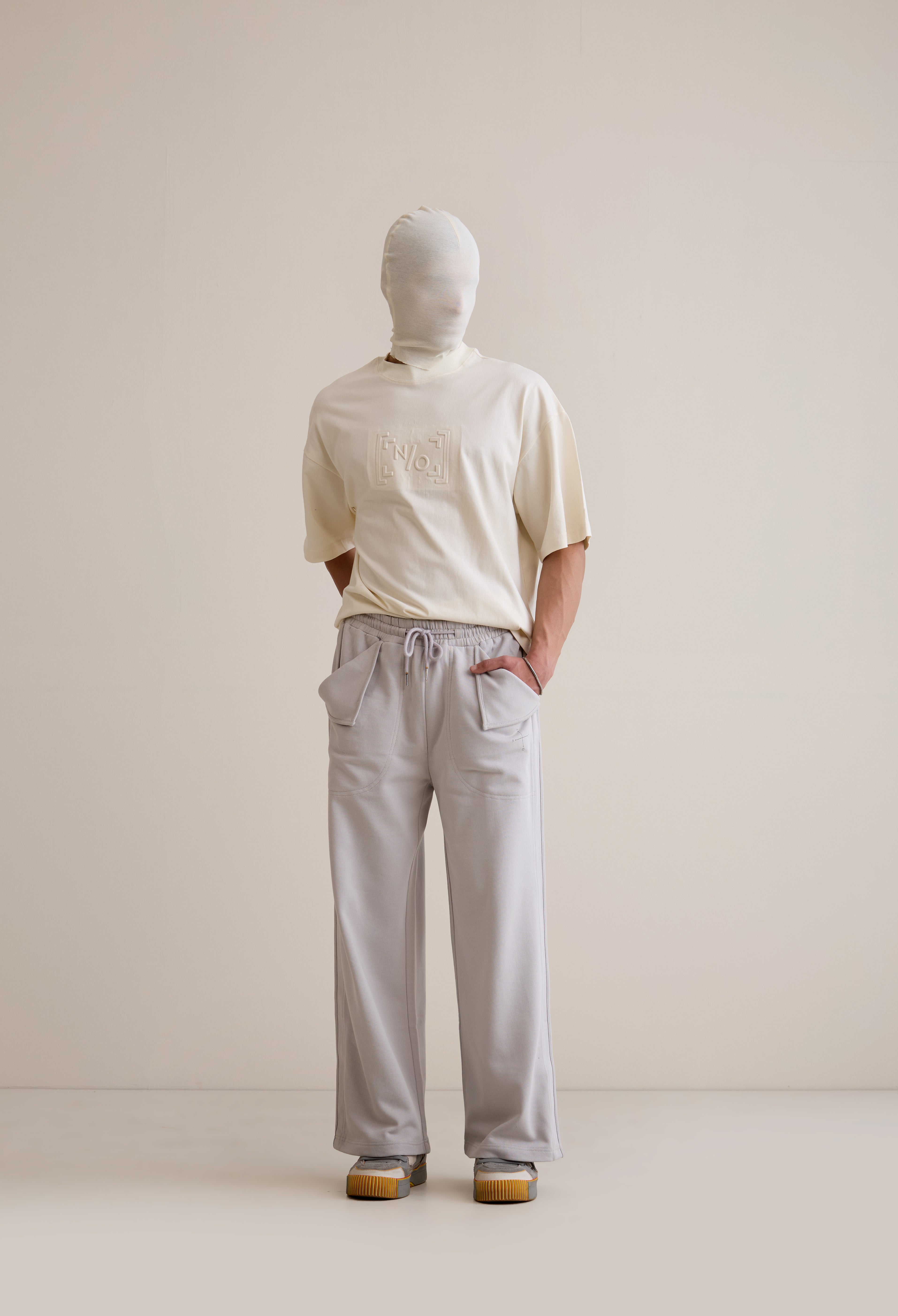 Fold pocket sweatpants Dove Grey