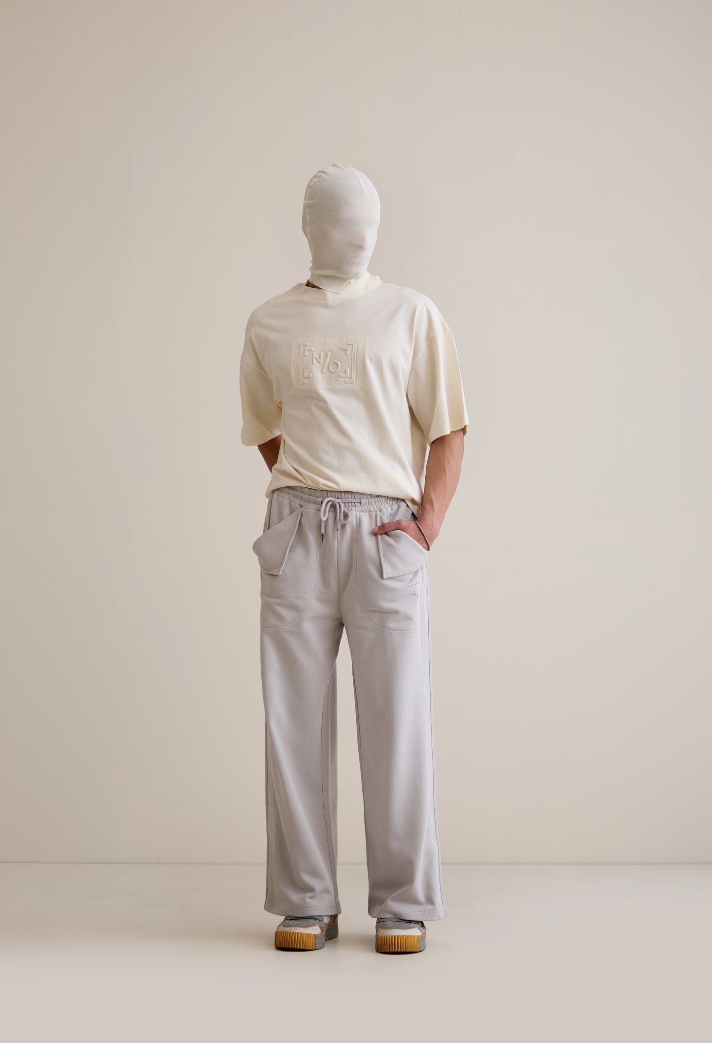 Fold pocket sweatpants  Dove Grey