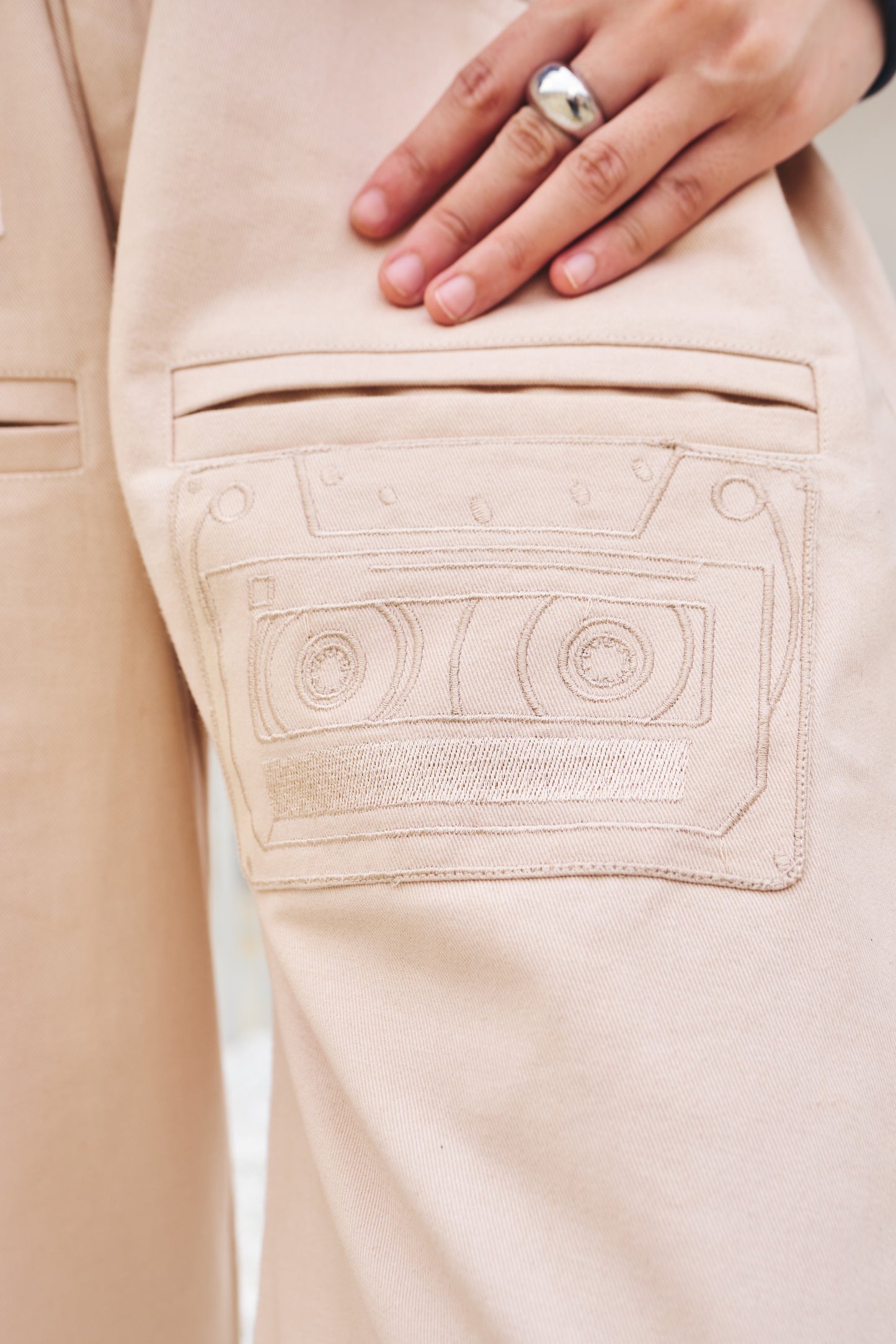 Barrel Pants - Cappuccino Foam