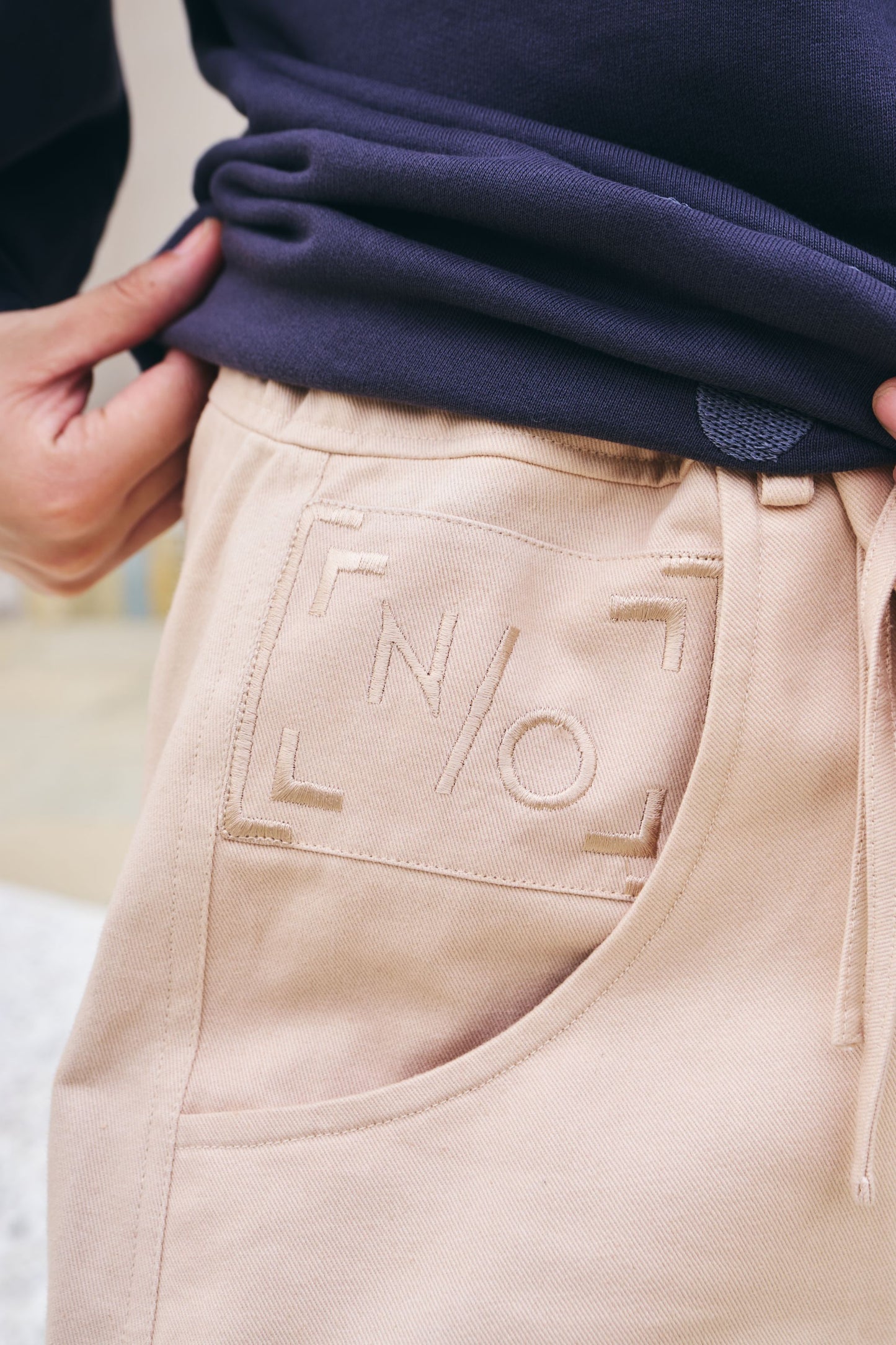 Barrel Pants - Cappuccino Foam