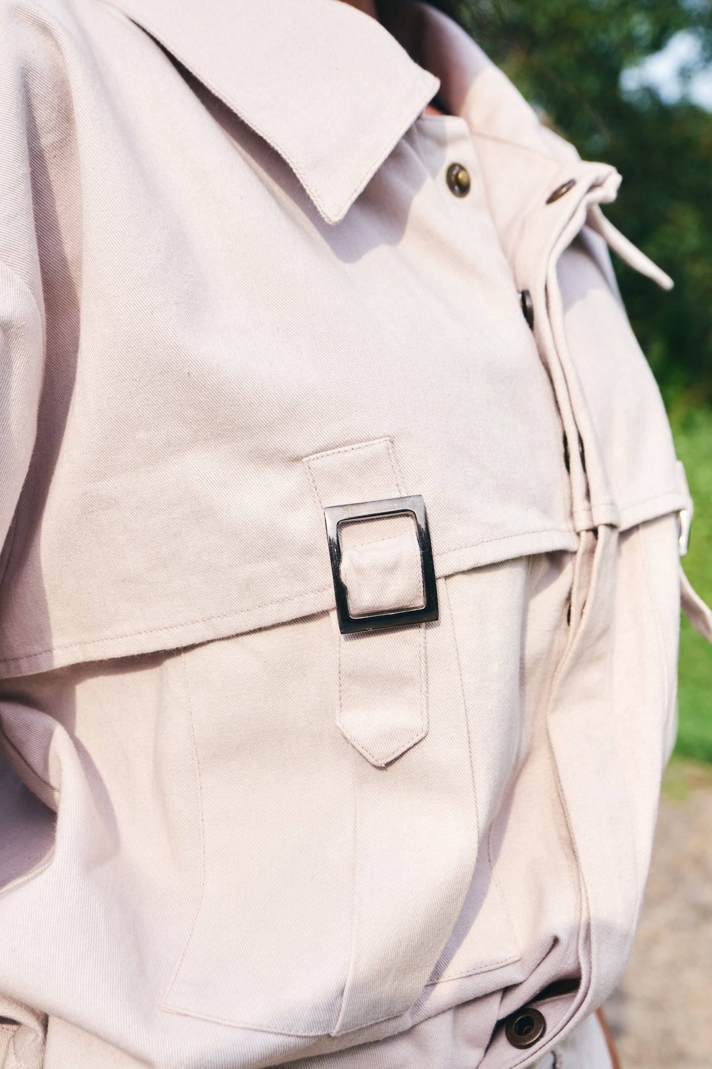 Cargo Style Overall - Mist Gray