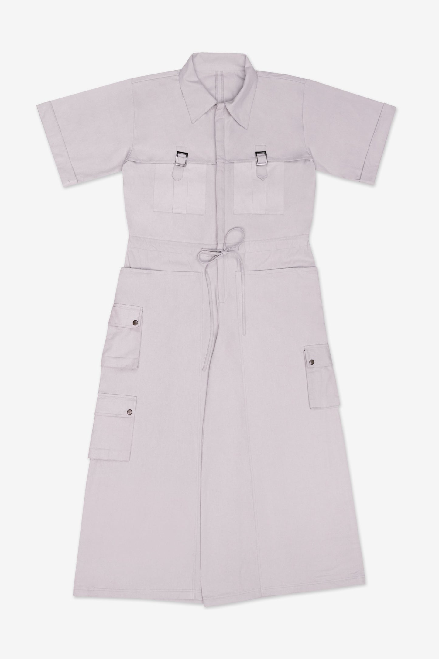 Cargo Style Overall - Mist Gray