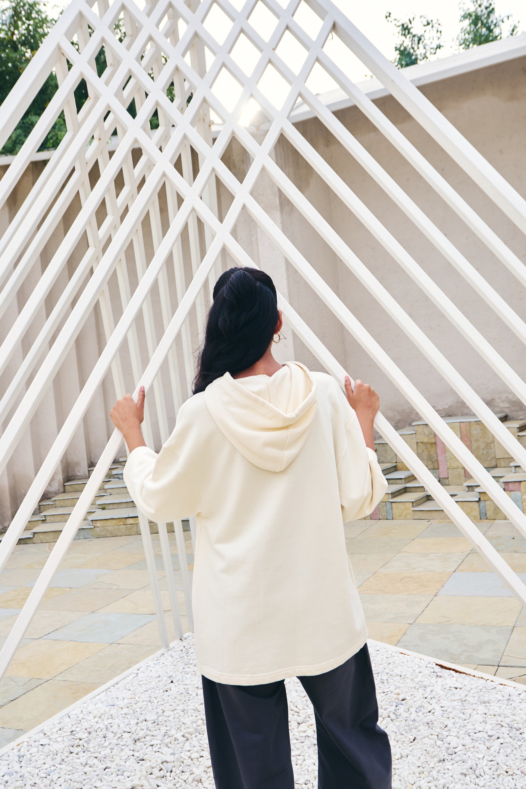 Feel to Be Understood Hoodie - Antique White thumbnail 2