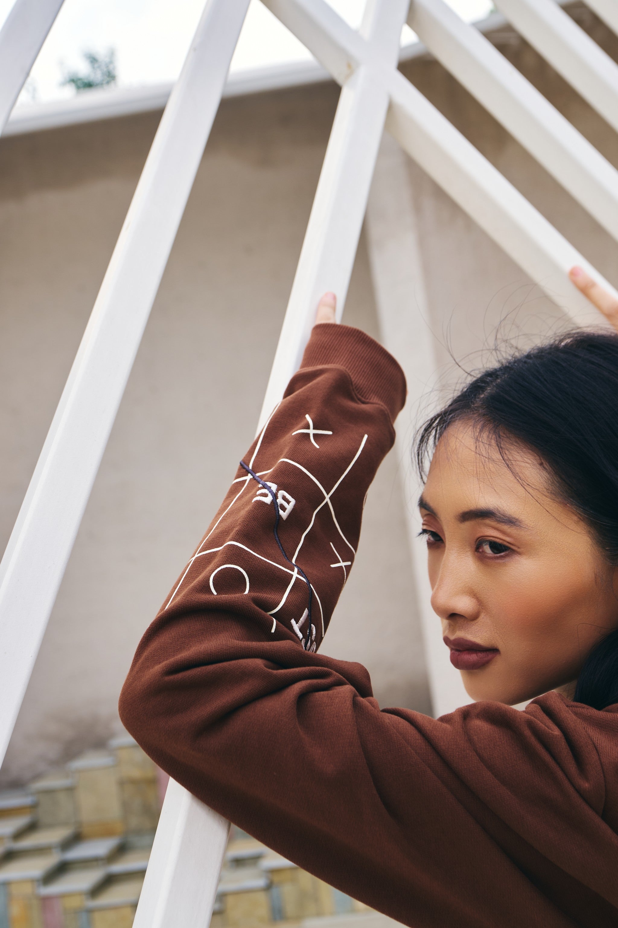 Just Be You Hoodie - Bison Brown image 4