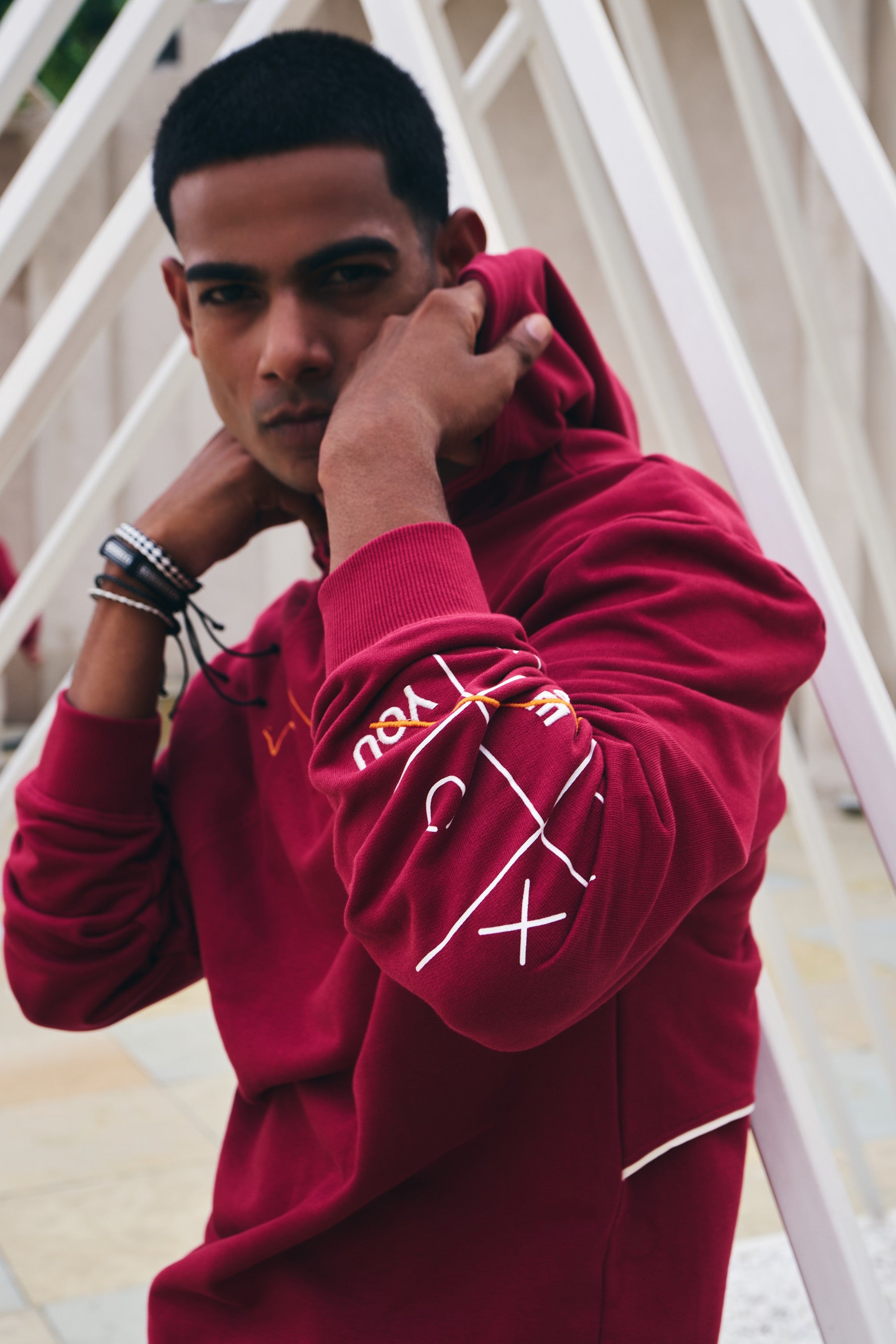 Just Be You Hoodie - Rio Red image 3