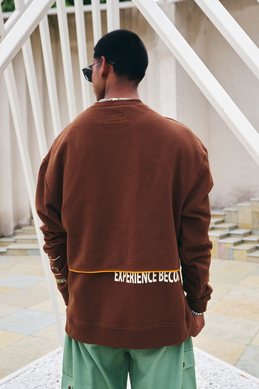 Just Be You Sweatshirt - Bison Brown