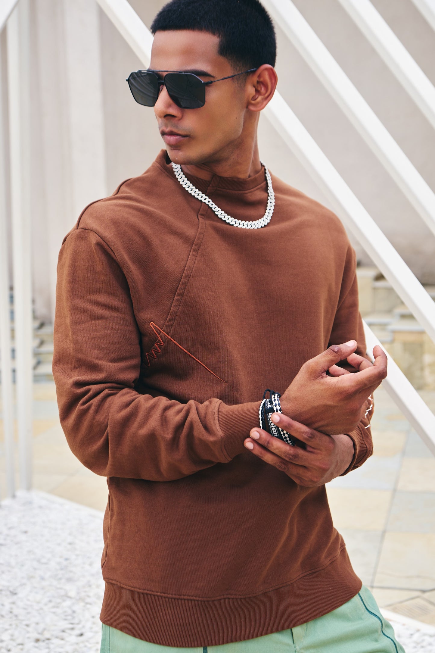 Just Be You Sweatshirt - Bison Brown