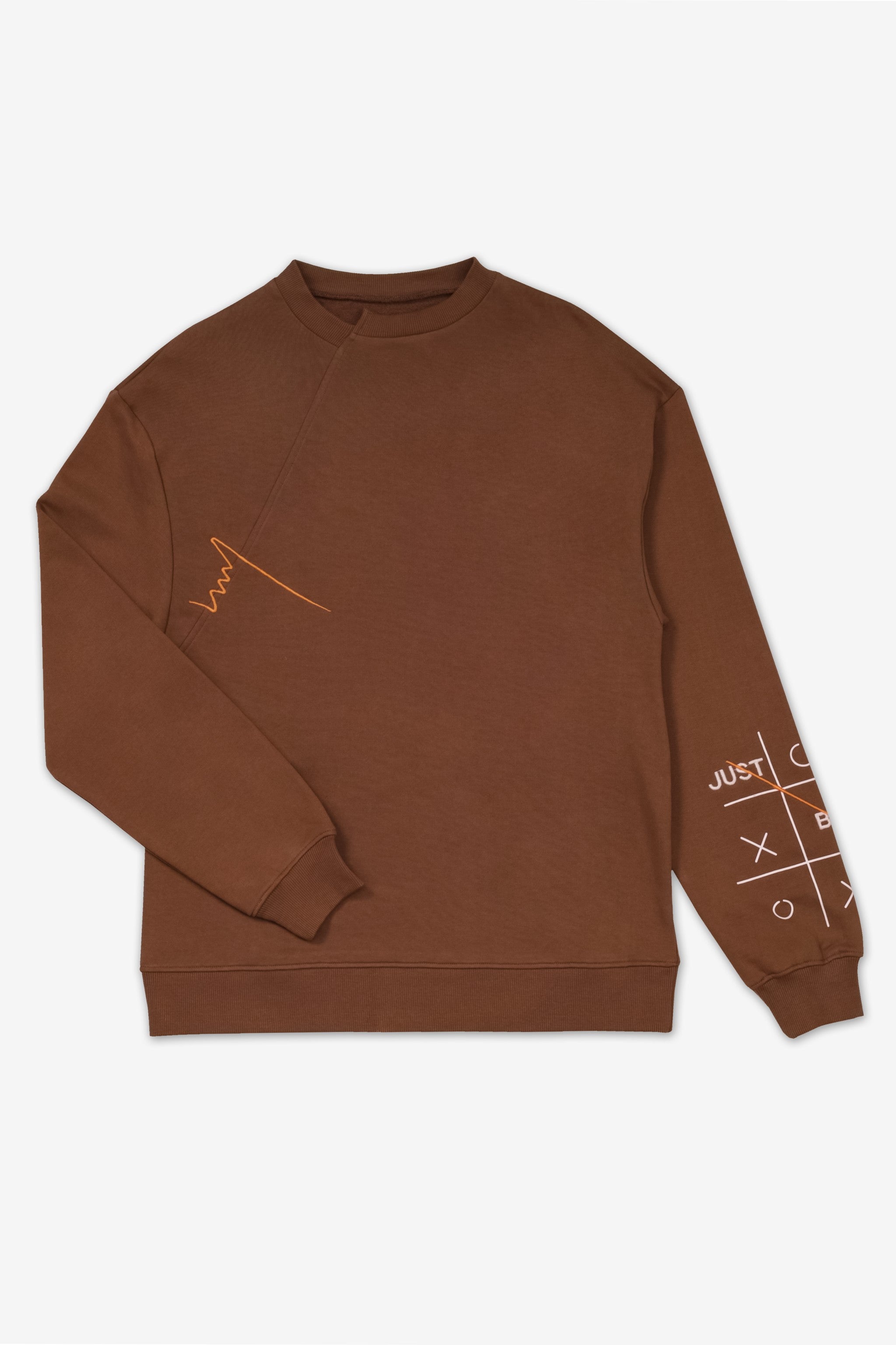 Just Be You Sweatshirt - Bison Brown image 1