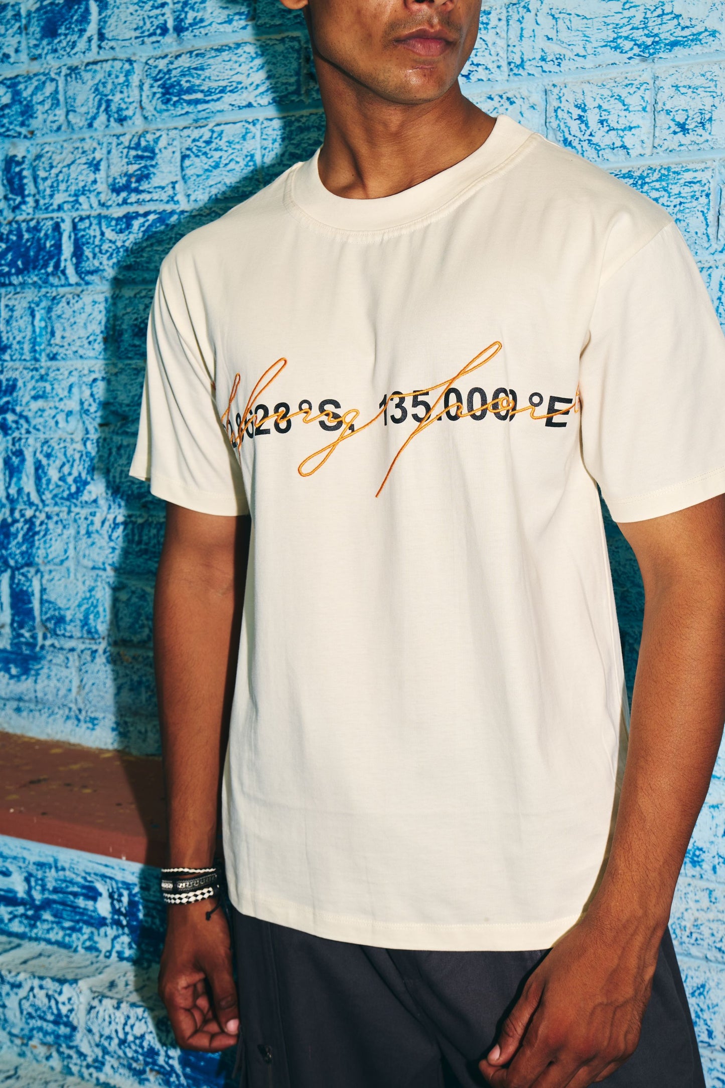 Penguin Print T shirt - Ancient White